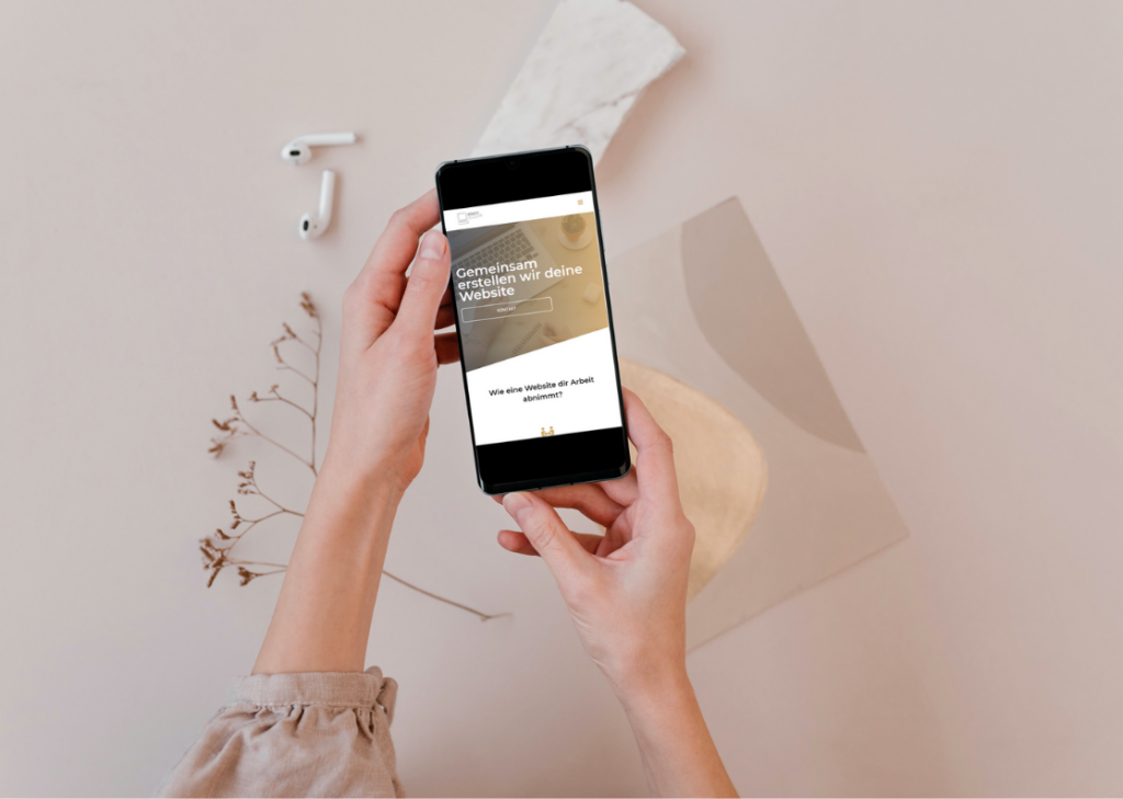 Website Erstellung Beispiele mobil