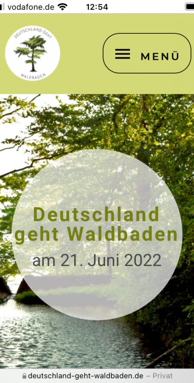 Deutschland geht Waldbaden